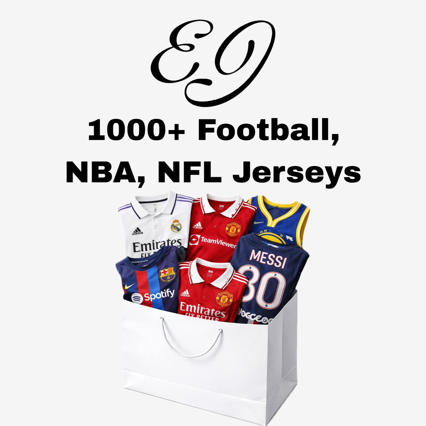 Football, NBA, NFL Jersey Supplier Bundle
